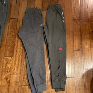 Men’s, L, 2 Champion Sweatpants, Barely Worn